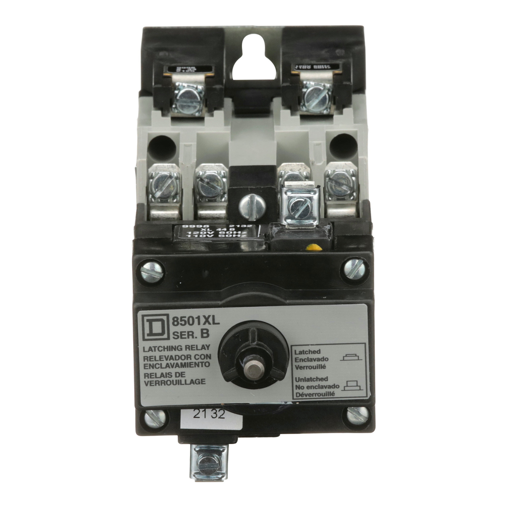 Mayer-DDS-NEMA Control Relay, Type X, latching, 10A resistive at 600 VAC, 4 normally open contacts, 110/120 VAC 50/60 Hz coil-2