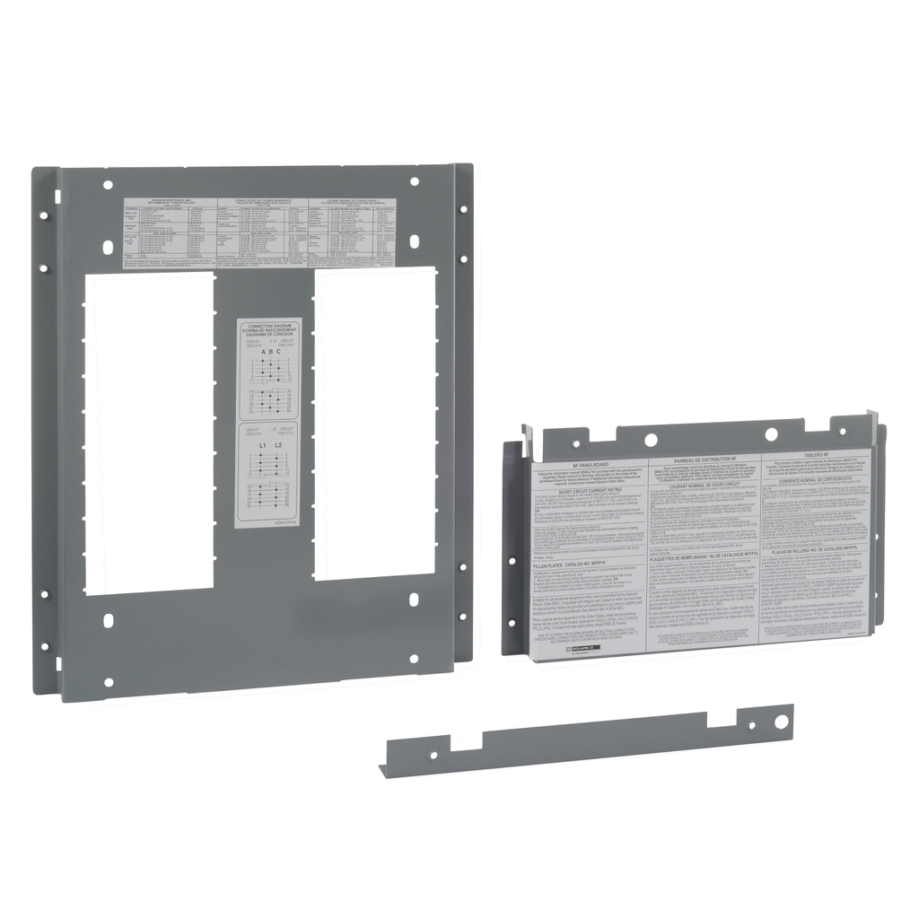 Mayer-DDS-Panelboard accessory, NQ, deadfront kit, branch, 100A, 1 phase, 18 circuits-1