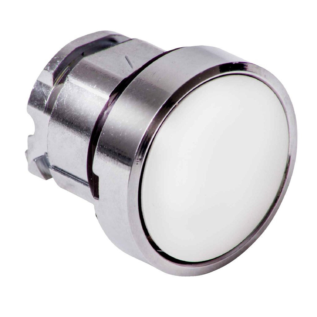 ZB4BH01 – Head for non illuminated push button, Harmony XB4, white flush pushbutton 22mm push unmarked