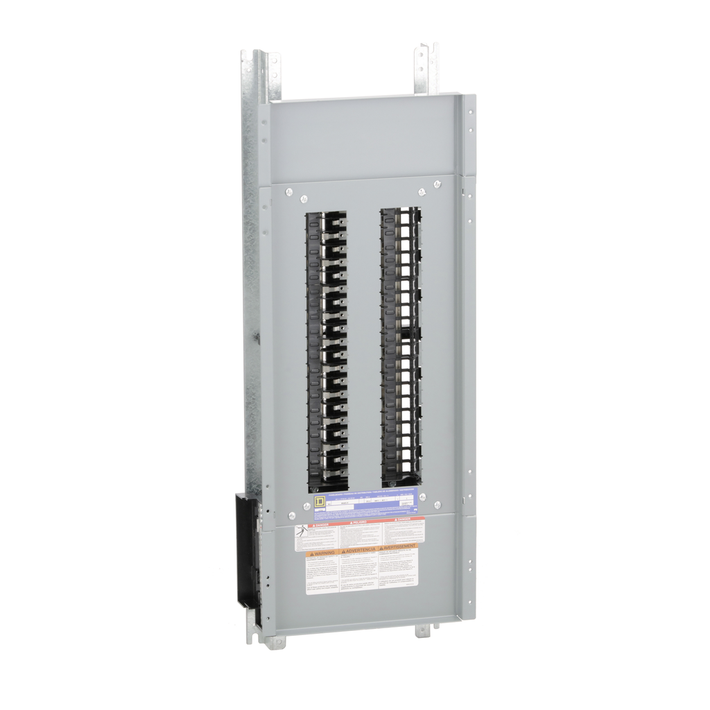 NQ42L2C – Panelboard interior, NQ, main lugs, 225A, Cu bus, 42 pole spaces, 1 phase, 3 wire, 240VAC, 48VDC