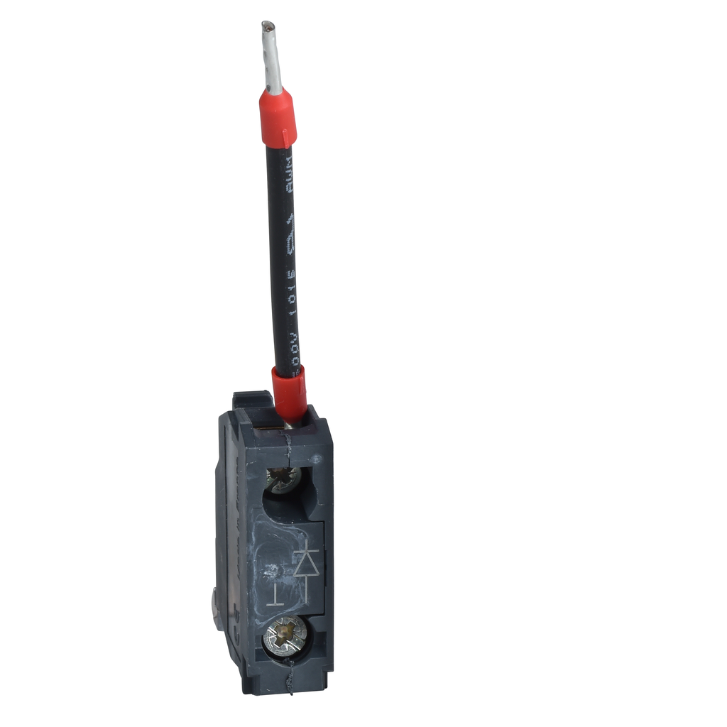 ZBZG156 – Single block for test light function, Harmony XB4, 12 and 24V AC DC, 24…120V AC DC