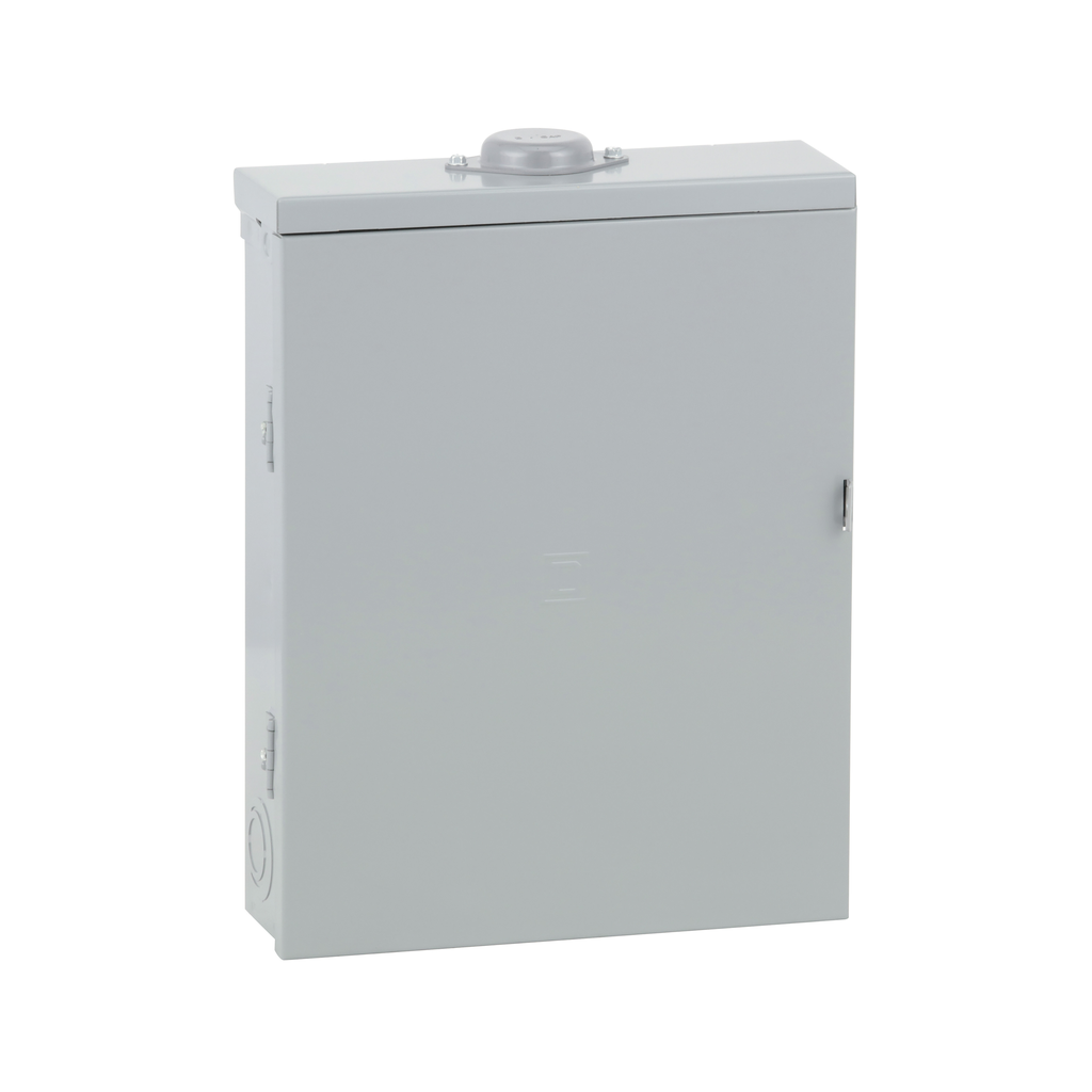 HOM816L125PRB – Load center, Homeline, 1 phase, 8 spaces, 16 circuits, 125A convertible main lugs, PoN, NEMA3R