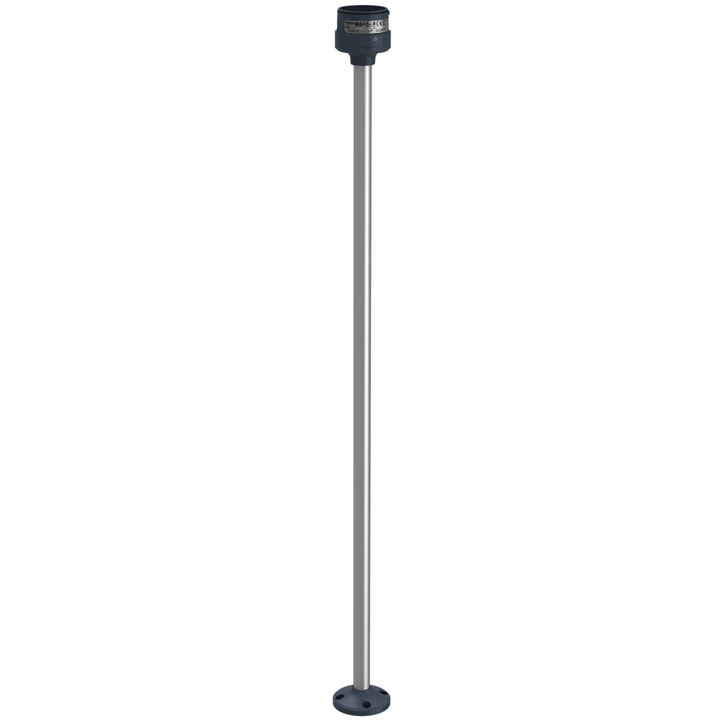 XVUZ800 – Fixing plate with 800mm aluminium pole for modular tower lights, Harmony XVU, black, 60mm