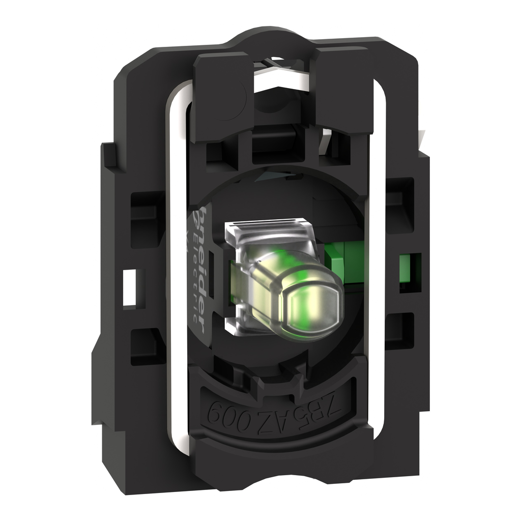 ZB5AW0M11 – Complete body/contact assembly and light block, Harmony XB5, universal LED, 1NO, 230…240V