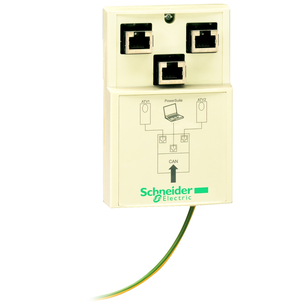 Mayer-DDS-CANopen junction box, CANopen, 2 x RJ45 and 1 x RJ45-1