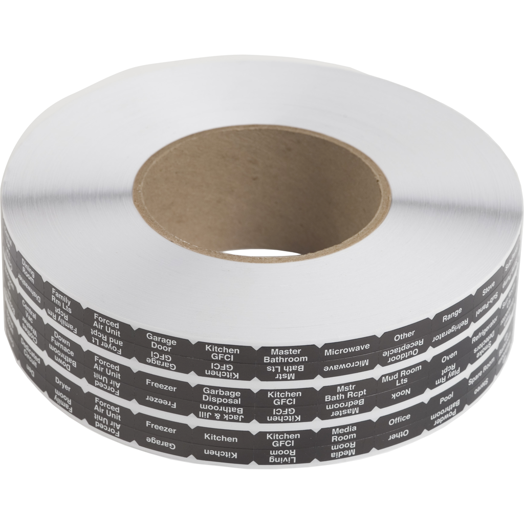 PSDS – Load center accessory, QO, label, home directory, 1 thru 42