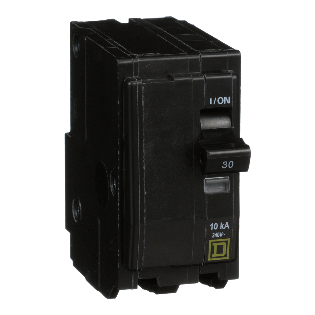 QO230H – Mini circuit breaker, QO, 30A, 2 pole, 120/240VAC, 10kA, plug in