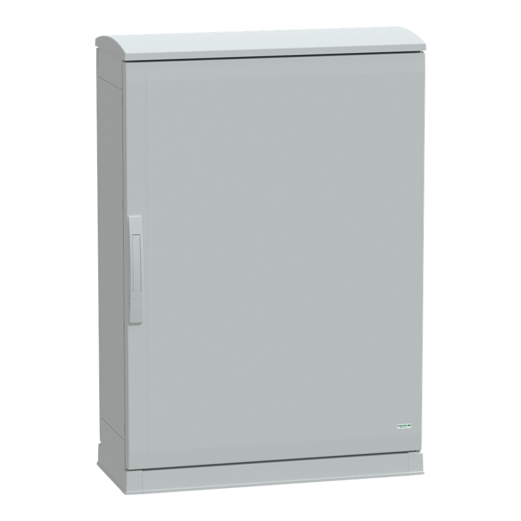 NSYPLAZT1073G – Floor standing polyester enclosure, Thalassa PLA, open bottom, ventilated canopy, 1000x750x320mm, IP44, IK10