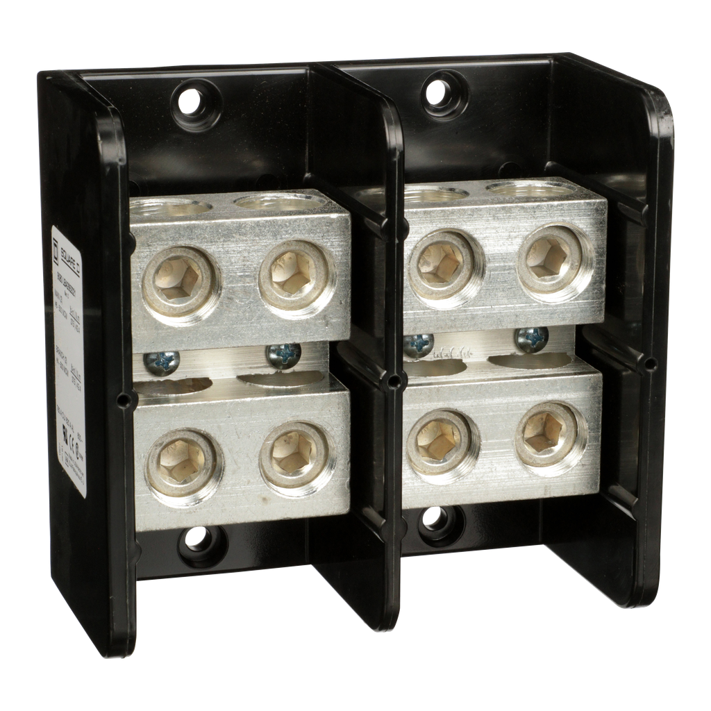 9080LBA2652021 – Power distribution block, Linergy, 2 pole, 2 line, 2 load, 760A Cu, 620A Al, 600V