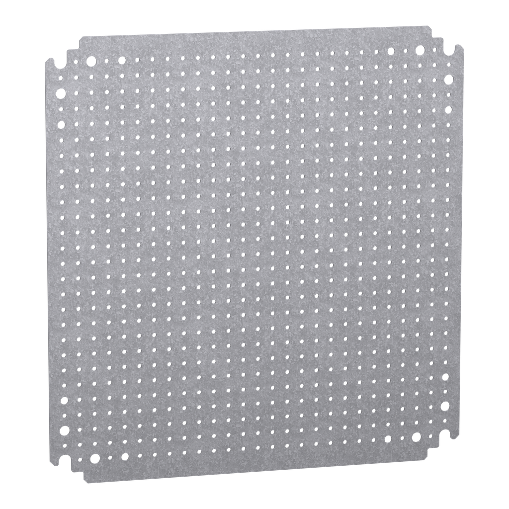 NSYMF44 – Microperforated mounting plate H400xW400 w/holes diam 3,6mm on 12,5mm pitch