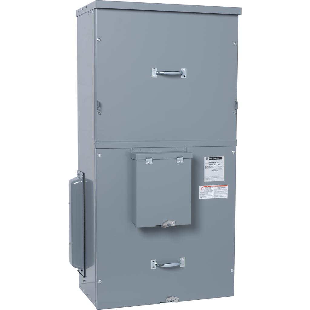EZM11200GCBT – Main circuit breaker unit, EZ Meter-Pak, 1200A, 120/240VAC, 1ph/3W, 1200A bus, 65kA, OH, Type 3R