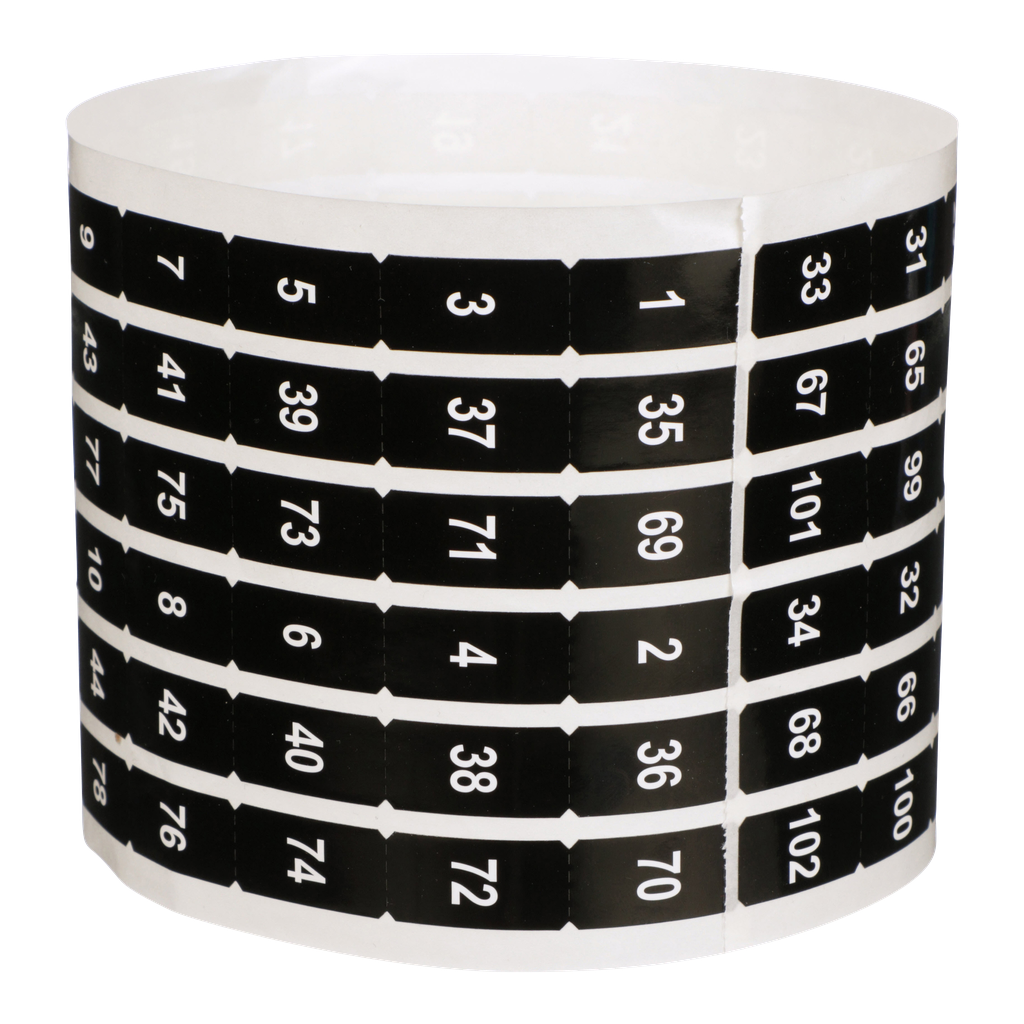 NF102OE – Panelboard accessory, NF, number strip, odd/even, 1 to 102