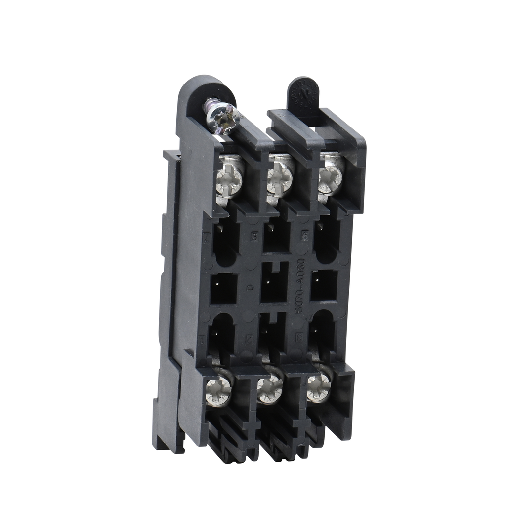 S29273 – Circuit breaker accessory, PowerPacT J/L. plug in or drawout, fixed part 9 wire connector base mounted