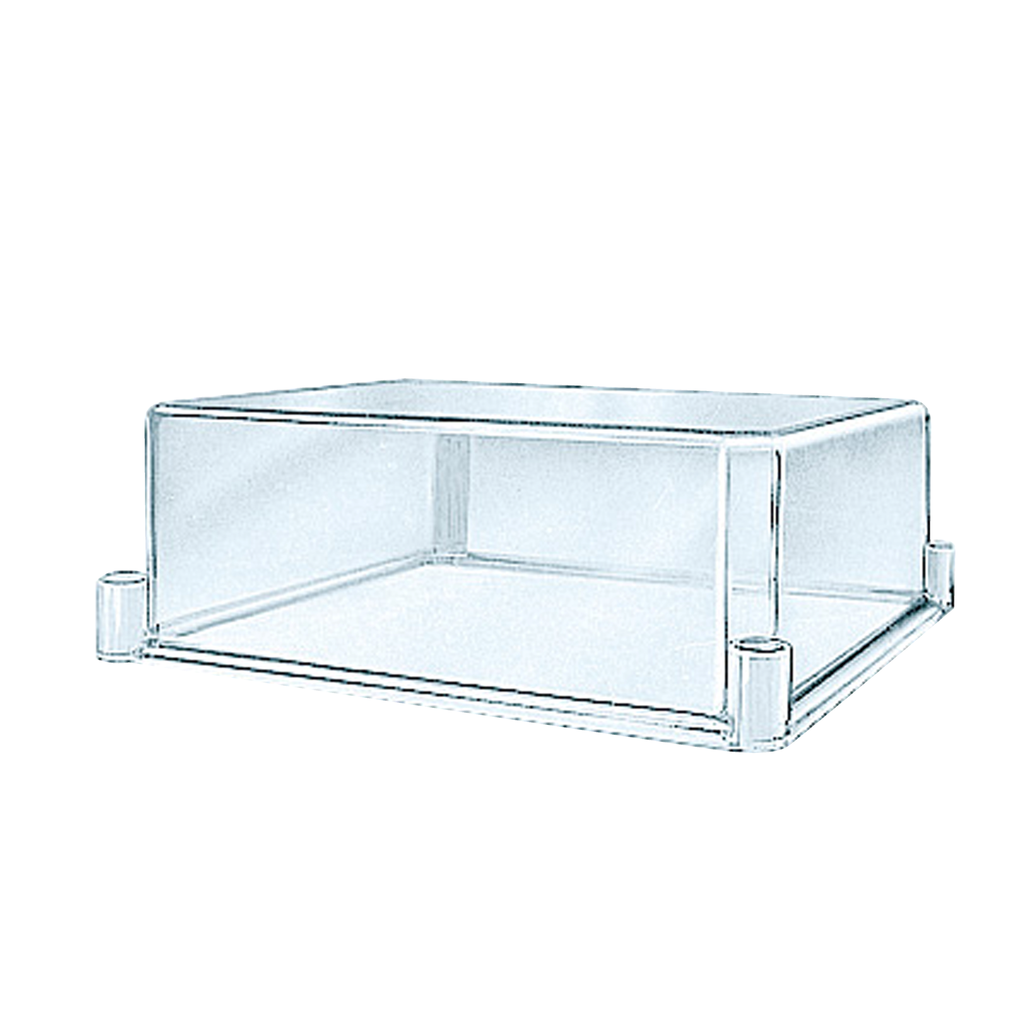 NSYTPLS2754A – Transparent polycarbonate cover 27x54x9.5cm