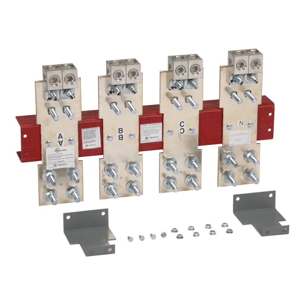 SA8LL – Switchboard accessory, Speed-D, lug landing kit, 800A max, for indoor or outdoor underground pull sections