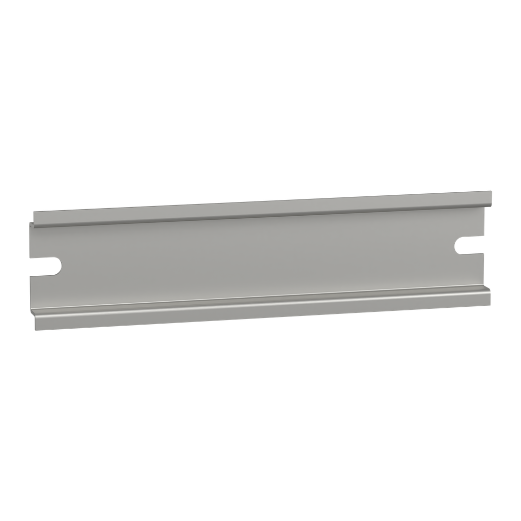 NSYAMRD16357TB – Symmetrical DIN rail, H35xD7.5 mm Length: 140 mm, for boxes of 150 mm (Internal)
