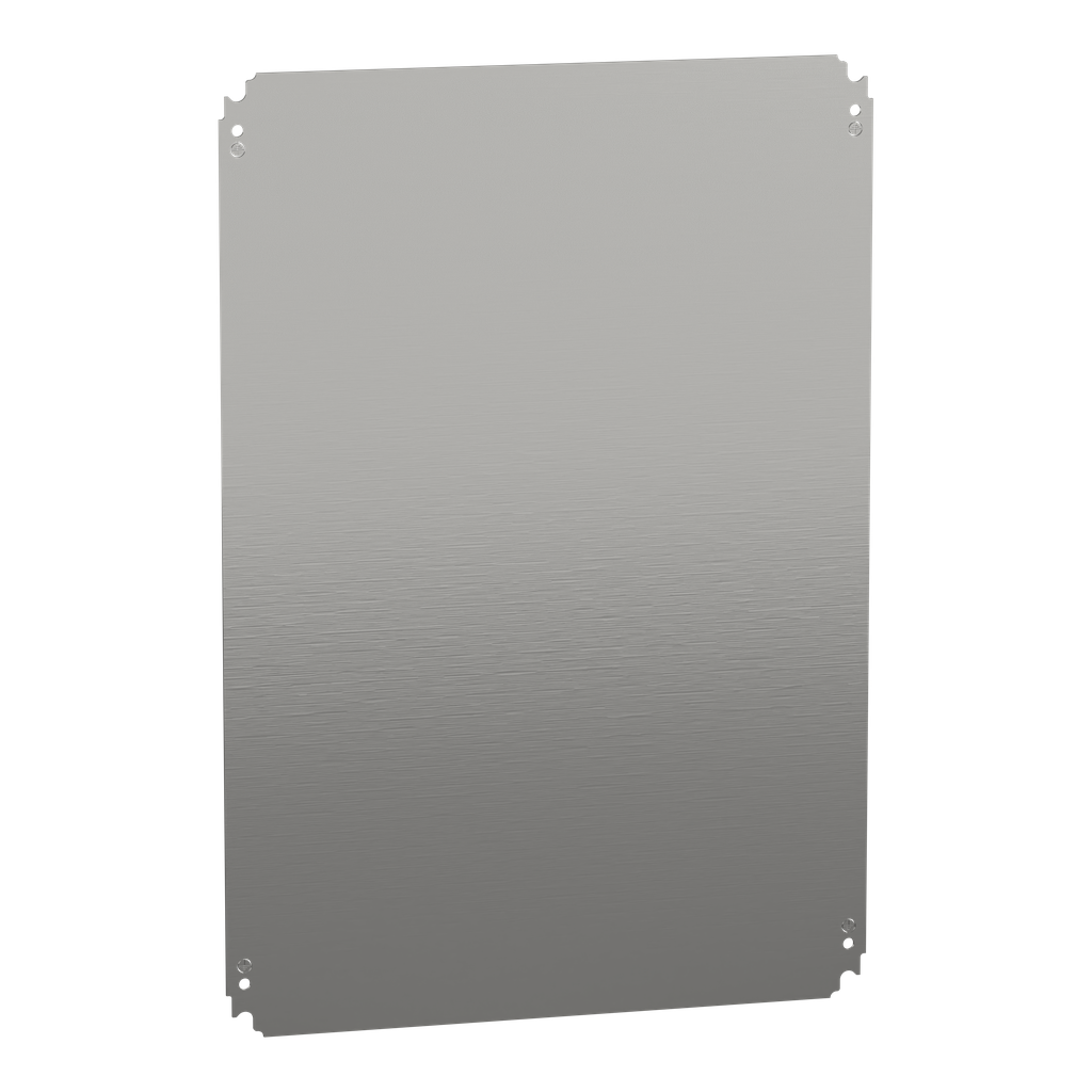 NSYMM75 – Plain mounting plate H700xW500mm made of galvanised sheet steel