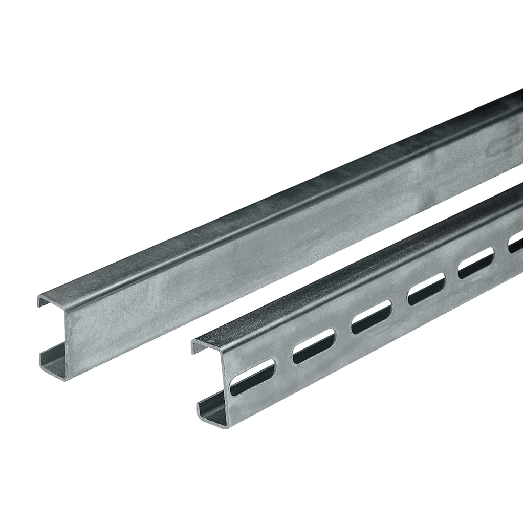 NSYCNT40 – Symmetric C-shaped rails drilled 40x20x24. Length 2000mm. Supply: 20 rails 2m.