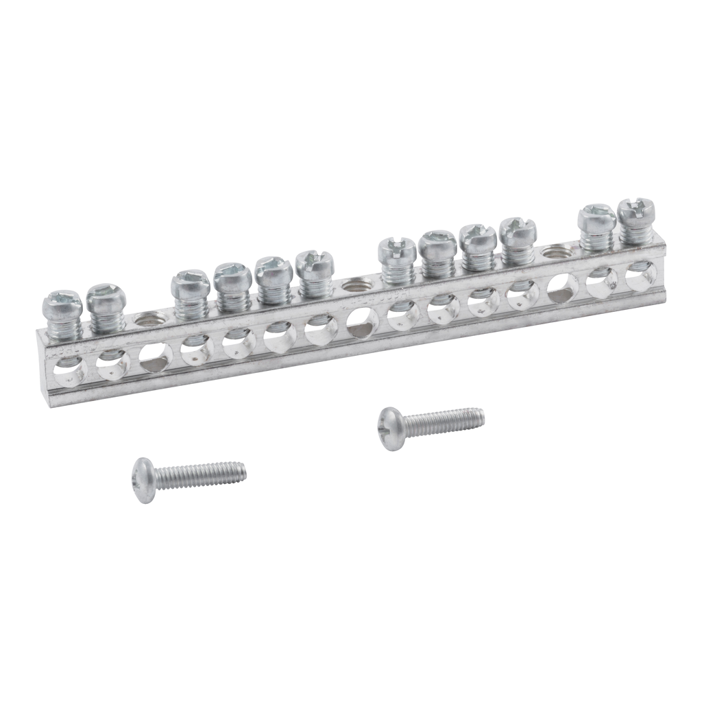PK12GTACP – Load center accessory, QO/Homeline, ground bar kit, 12 terminals, consumer pack