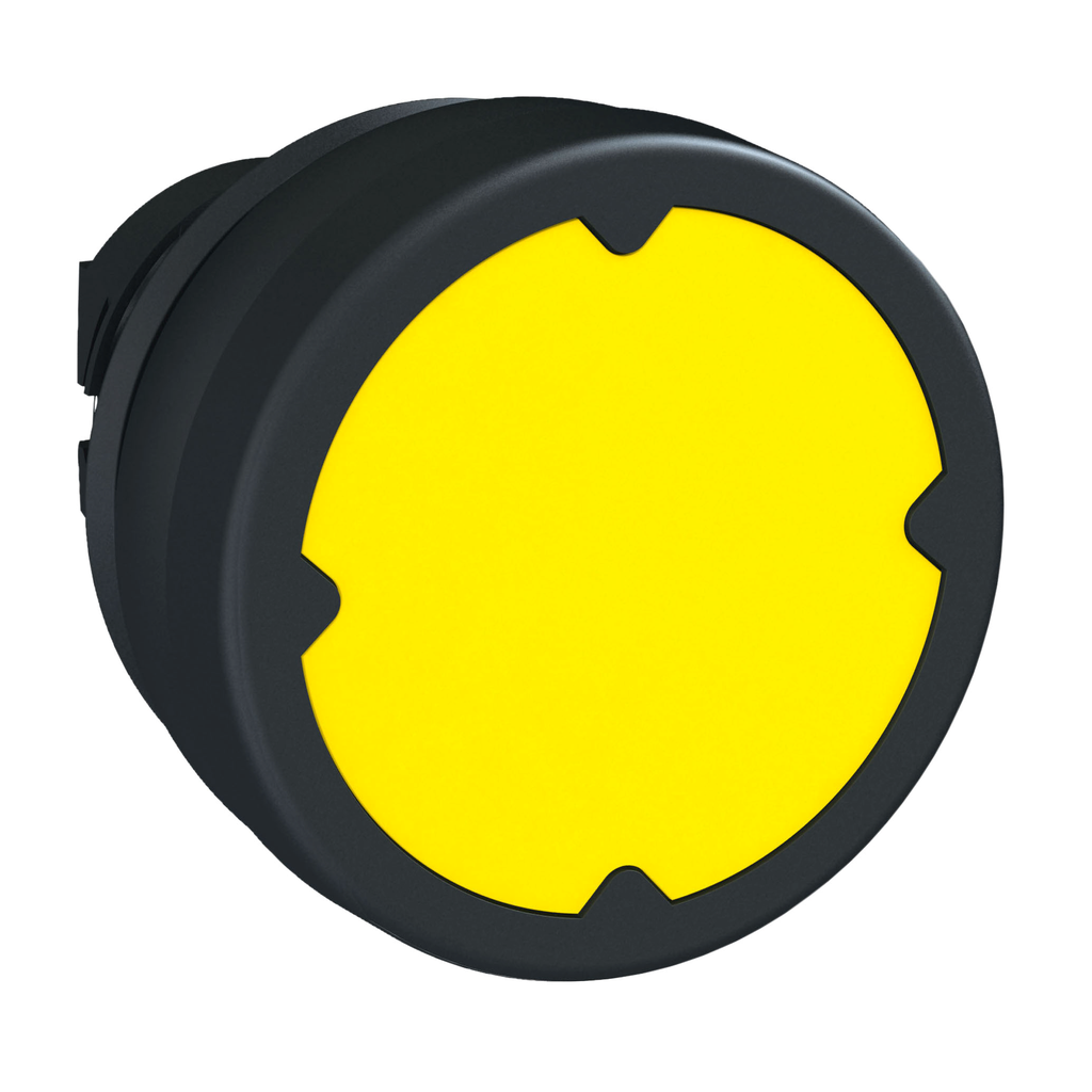 ZB5AC580 – Head for push button, Harmony XB5, XB4, pushbutton harsh environment, yellow, without marking