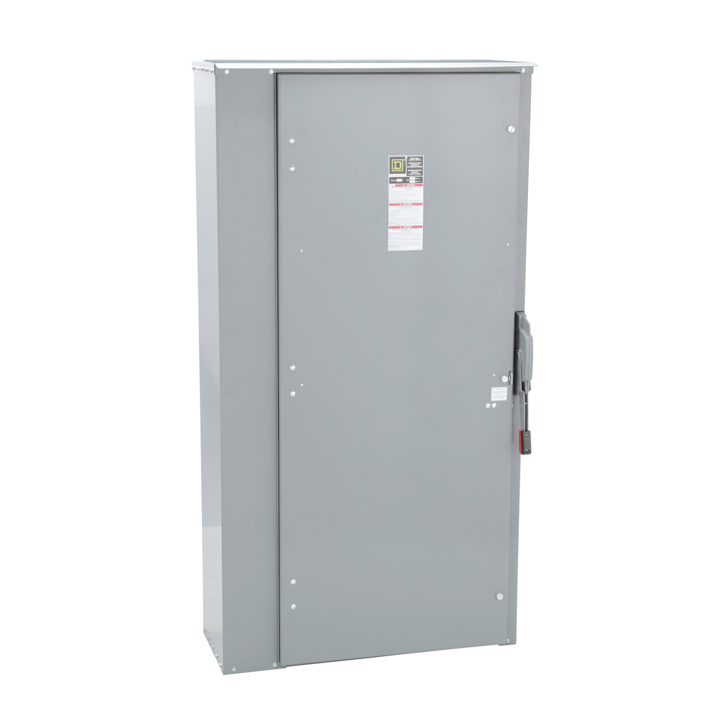 H367NR – Safety switch, heavy duty, fusible, 800A, 4 wire, 3 pole, 1 neutral, 500hp, 600VAC/DC, NEMA 3R