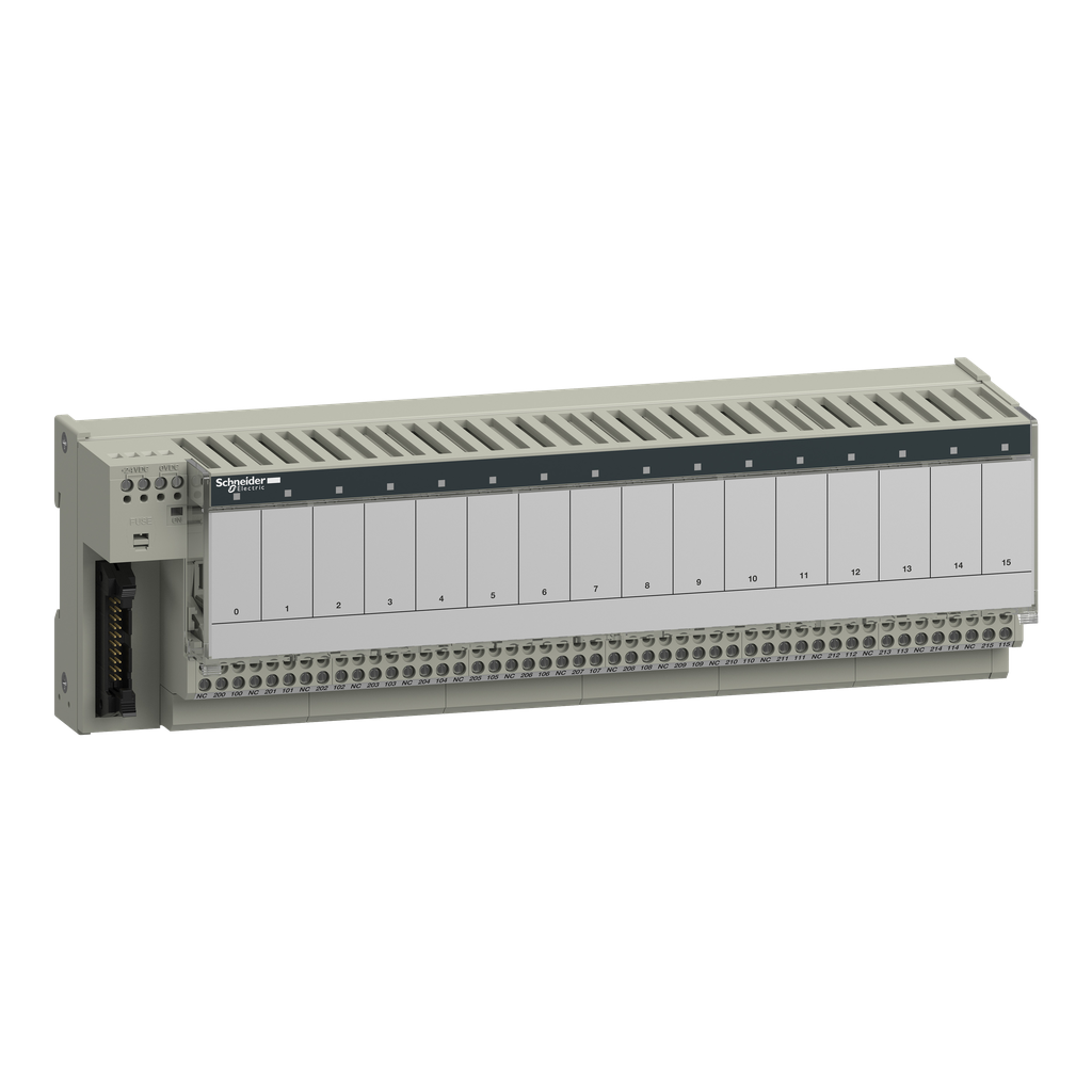 ABE7P16F310 – sub-base for plug-in relay ABE7 – 16 channels – relay 12.5 mm