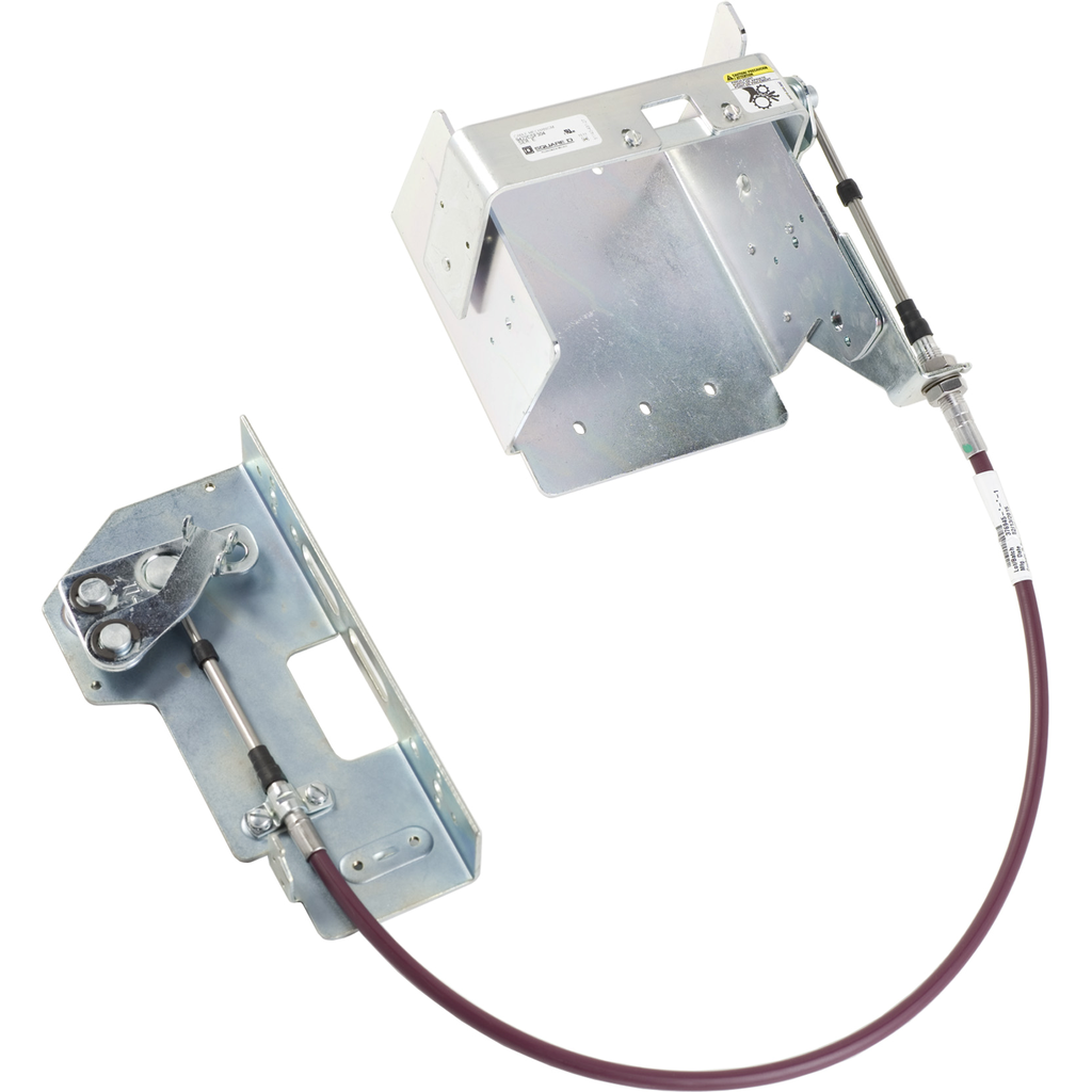 9422CSB10 – Disconnect mechanism, circuit breaker, cable operated, 125A, 3 pole, PowerPacT B breaker, 120 inch cable