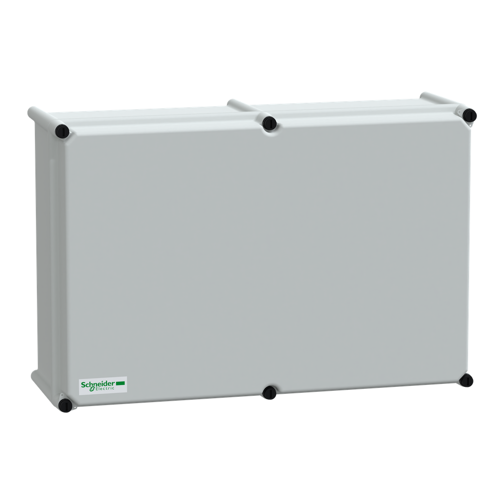 NSYPLSC3654G – PLS box, polyester rear, opaque PC cover IP66 36x54x18cm