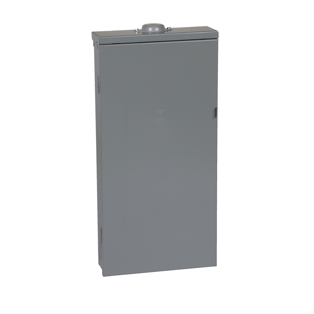 HOM816M150PFTRB – Load center, Homeline, 1 phase, 8 spaces, 16 circuits, 150A convertible main breaker, PoN, NEMA3R, feedthru