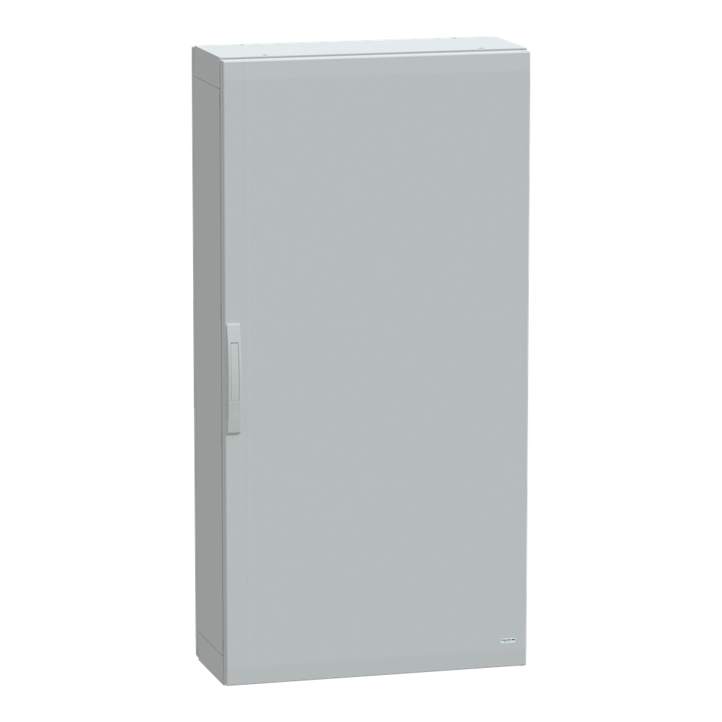 NSYPLA1573G – Floor standing polyester enclosure, Thalassa PLA, plain door, completely sealed, 1500x750x320mm, IP65, IK10