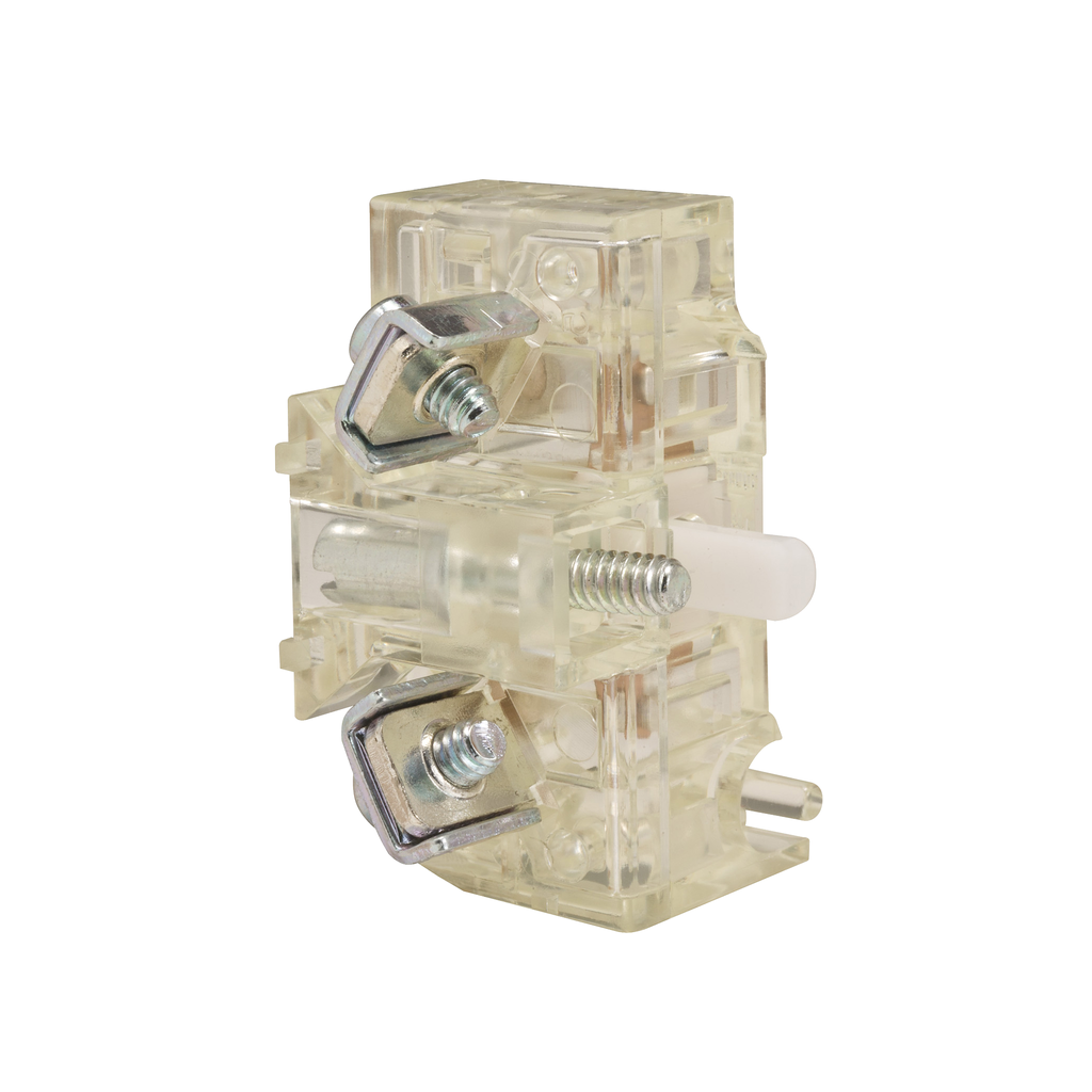 9001KA2G – Contact block, Harmony 9001K, Harmony 9001SK, 0…600V, silver alloy contacts, screw terminals for lug, standard, 1NO