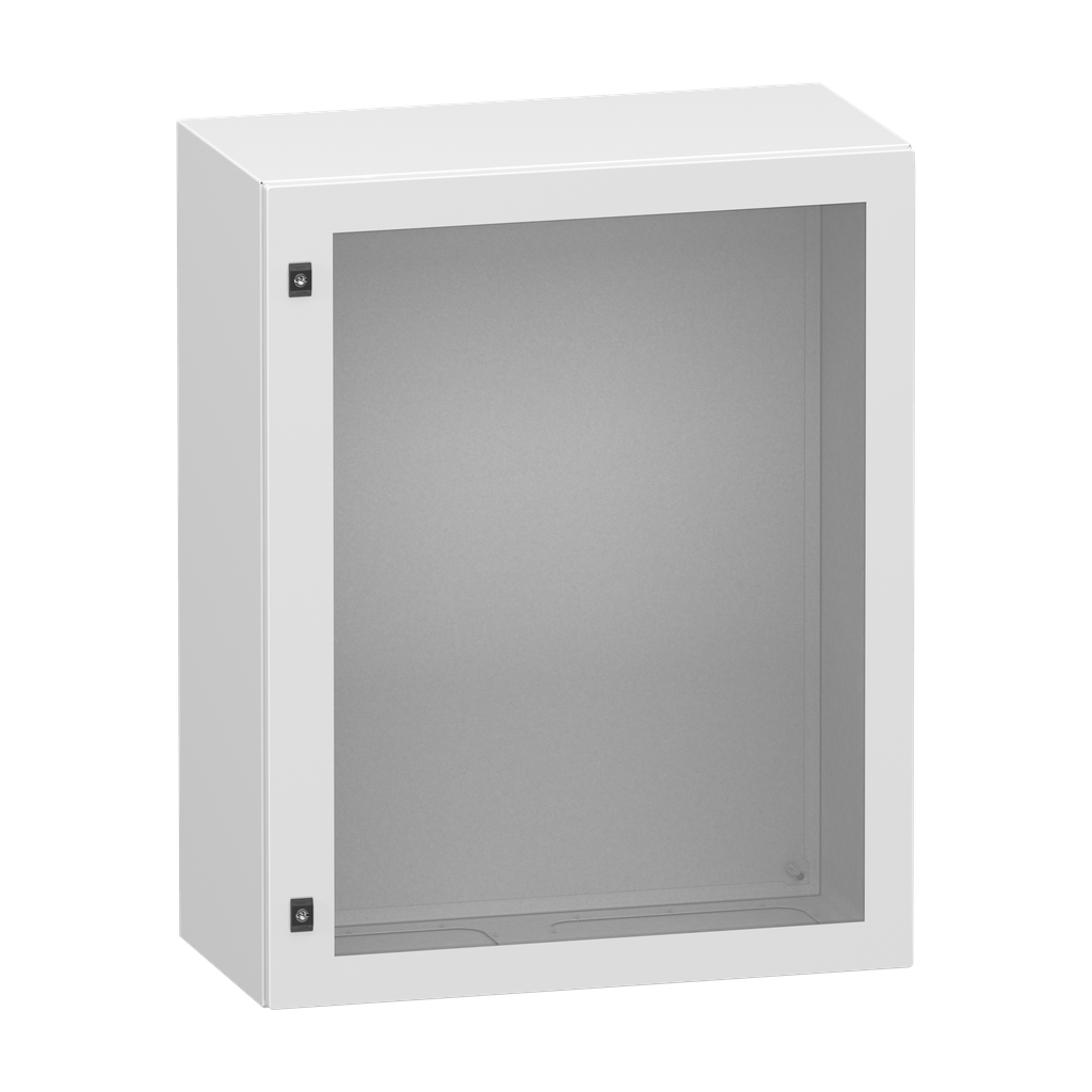 NSYCRN108400T – Glazed steel door, PanelSeT CRN, without mounting plate, 1000x800x400mm, IP66, IK08, RAL7035