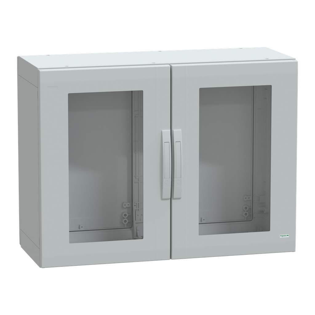 NSYPLA7104TG – Floor standing polyester enclosure, Thalassa PLA, glazed door, completely sealed, 750x1000x420mm, IP65, IK08