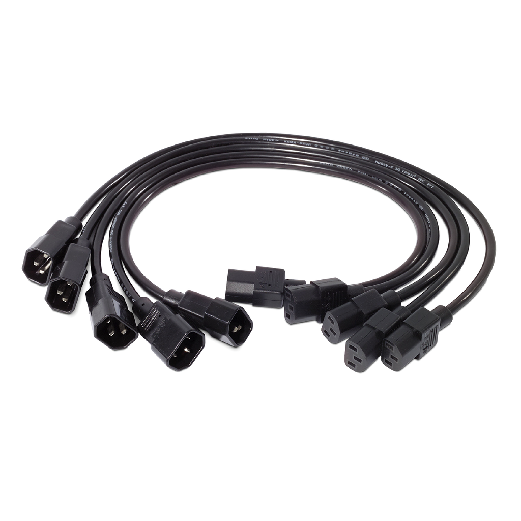 AP9890 – Power Cord Kit (5 ea), C13 to C14, 0.6m