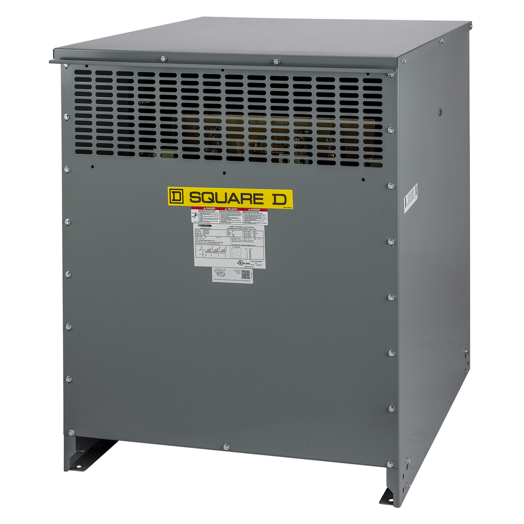 EXN112T3HB – Transformer, dry type, DOE 2016, 112.5kVA, 3 phase, 480V delta primary, 208Y/120V secondary, 21M, 80C rise