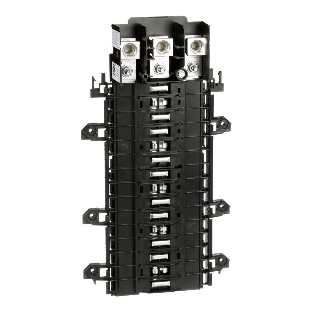 QON330L200 – Load center interior, QO, mounting base, 3 phase, 30 spaces, 200A main lugs, OEM