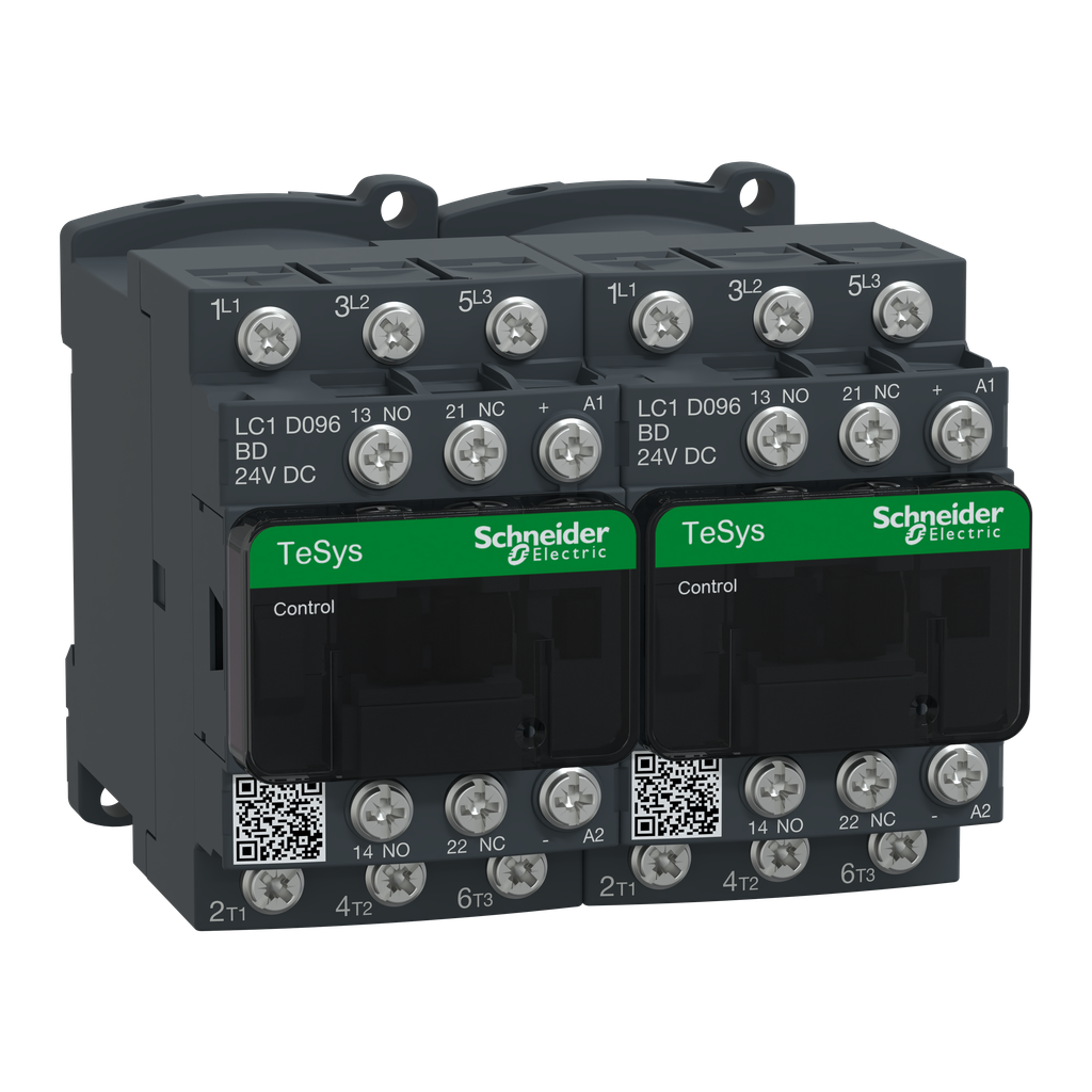 LC2D096BD – TeSys Deca reversing contactor – 3P(3 NO) – AC-3 –