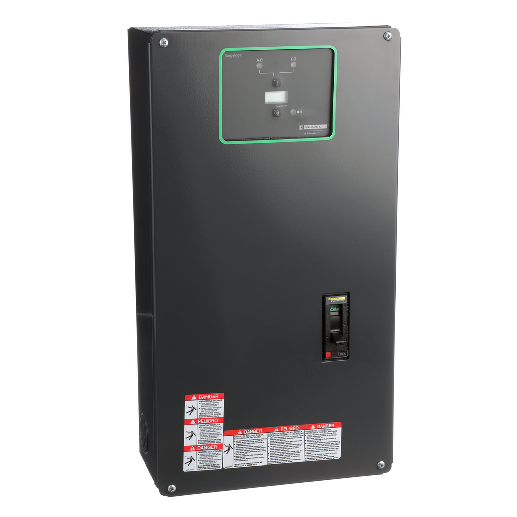 SSP01EMA12D – Surge protection device, Surgelogic, 120kA, 120/240 VAC, 1 phase, 3 wire, NEMA 1, disconnect switch