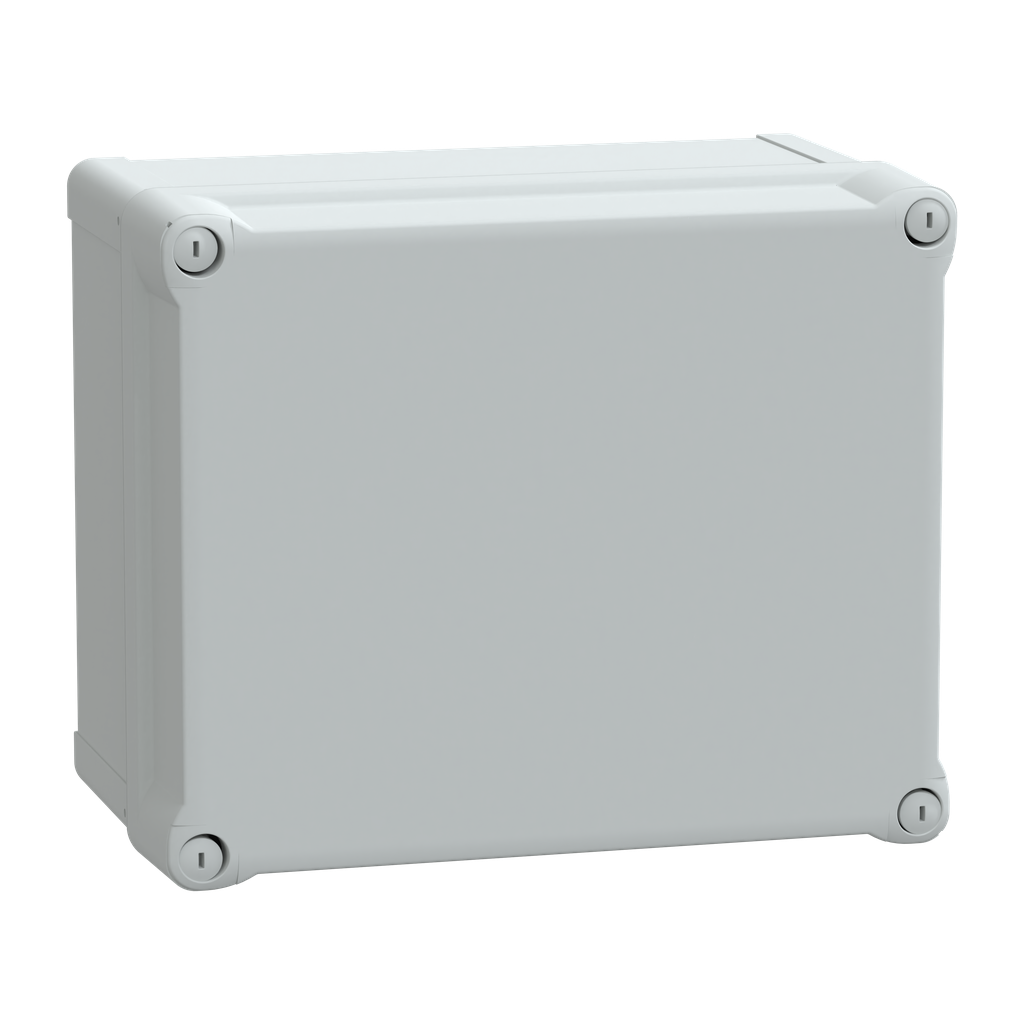 NSYTBS292416H – ABS box IP66 IK07 RAL7035 Int.H275W225D160 Ext.H291W241D168 Opaque cover H60