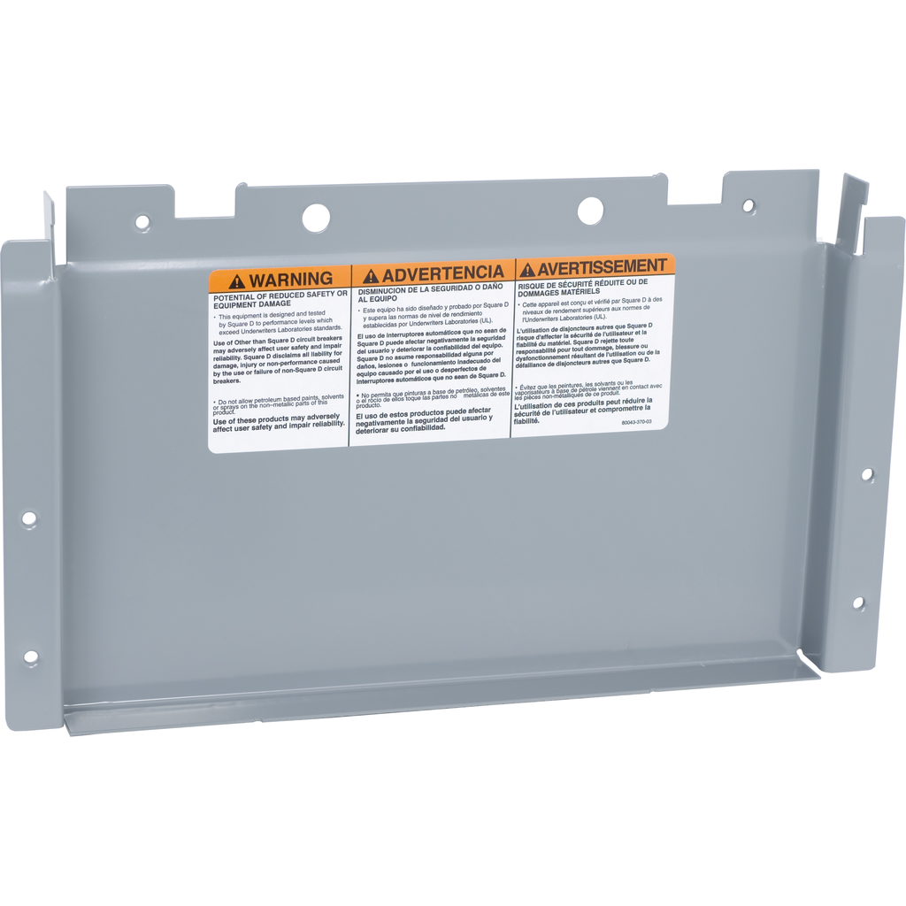 NFRPLML1 – Panelboard accessory, NF, cover, main lug, 125A