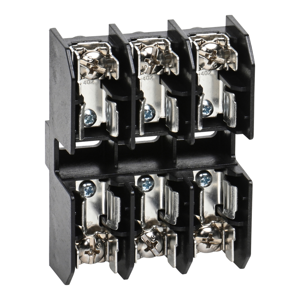 9080FB3611M – Terminal block, Linergy, fuse holder, Class M, 30A, 600V, 3 pole