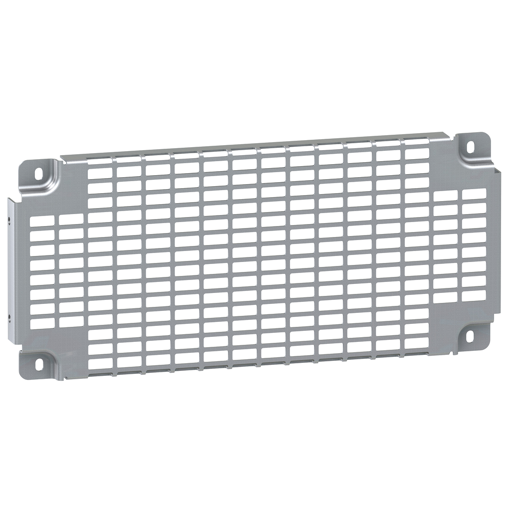 NSYSTMP82120 – Perforated mounting plate, PanelSeT SFN, PanelSeT SF, SM, for electrical enclosure  W1200mm, galvanized steel, H825mm