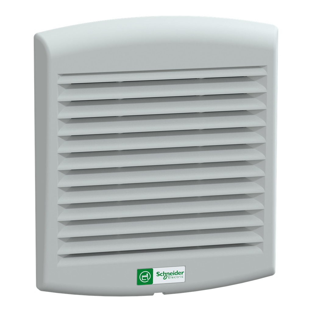 NSYCVF85M115PF – ClimaSys forced vent. IP54, 85m3/h, 115V, with outlet grille and filter G2