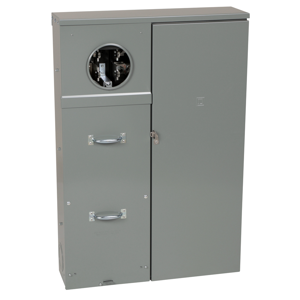 SU3040D400CB – All in one, Homeline, CSED, ringed socket, 400A, surface/semi, 30 spaces, 40 circuits, 25kA SCCR, 320 manual bypass