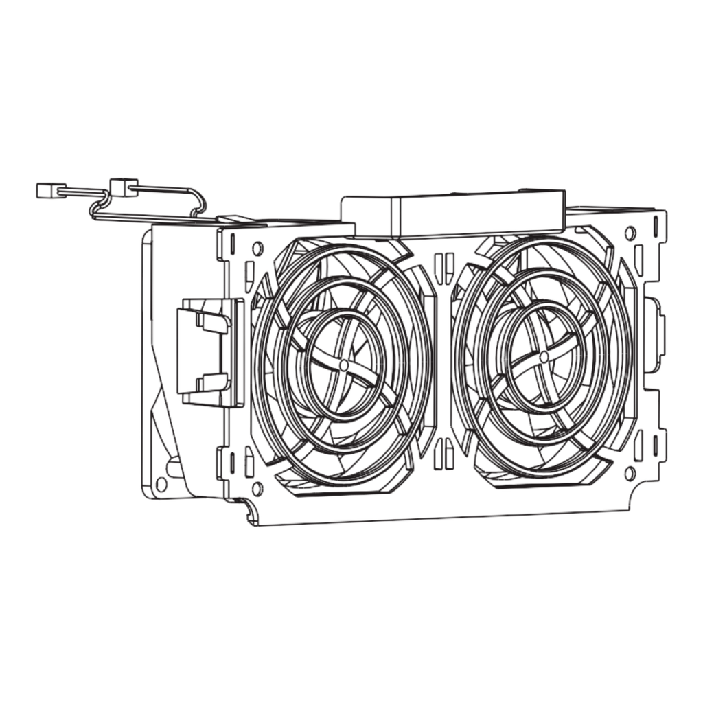 VX5VPS3001 – Wear part, enclosure door, fan for variable speed drive, Altivar 340, Altivar Process 600 900, from 7.5 to 22kW