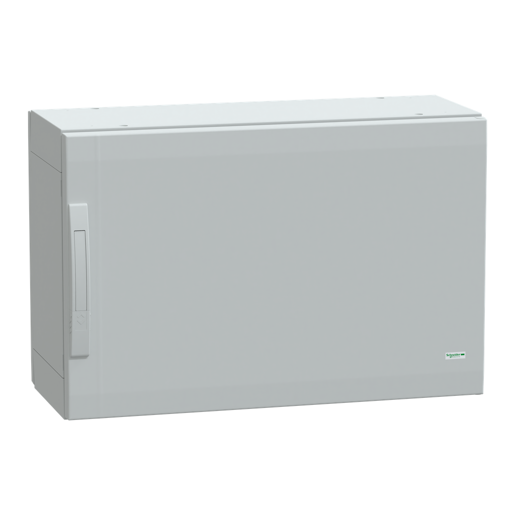 NSYPLA573G – Floor standing polyester enclosure, Thalassa PLA, plain door, completely sealed, 500x750x320mm, IP65, IK10