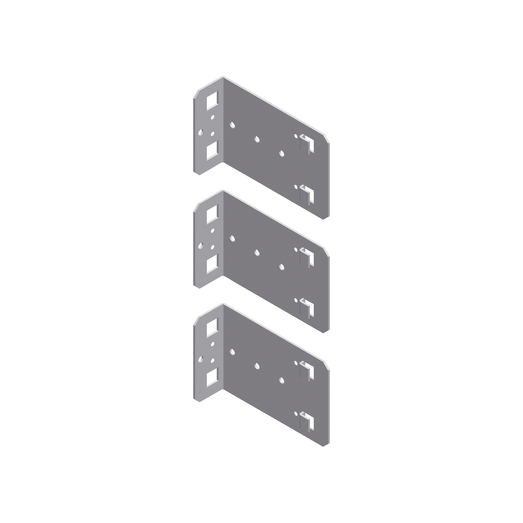 NSYRCDFIX – Spacial SF-E fixing of cable ducts on 19″ racks – steel – zinc coated – 150mm