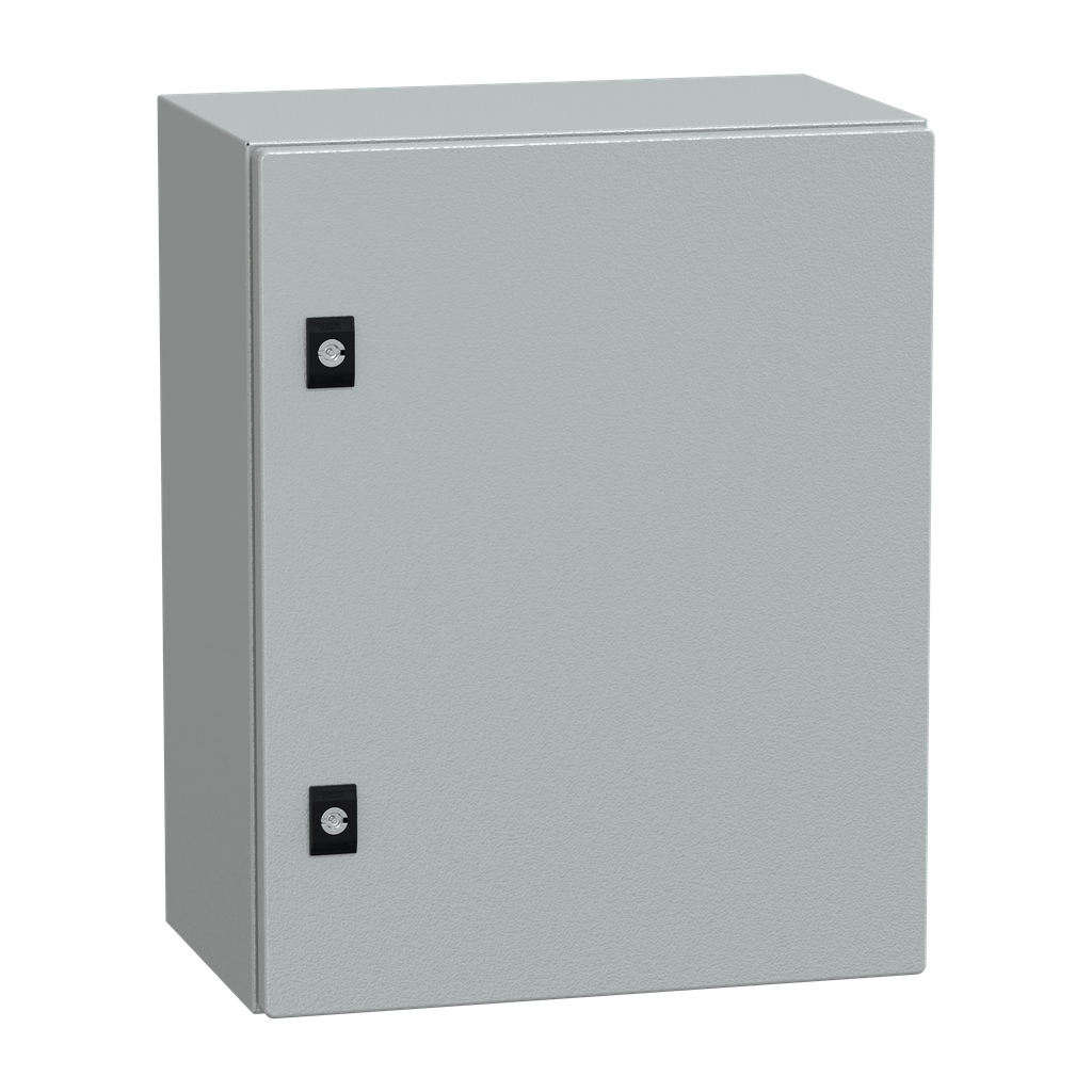 NSYCRN54250P – PanelSeT CRN plain door with mount.plate. H500xW400xD250 IP66 IK10 RAL7035..