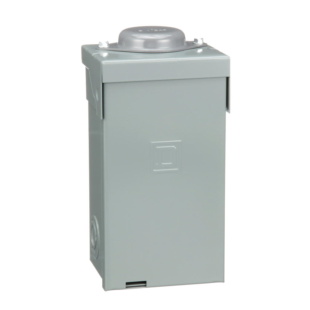 HOM24L70RBCP – Load center, Homeline, 1 phase, 2 spaces, 4 circuits, 70A fixed main lugs, NEMA3R, consumer pack