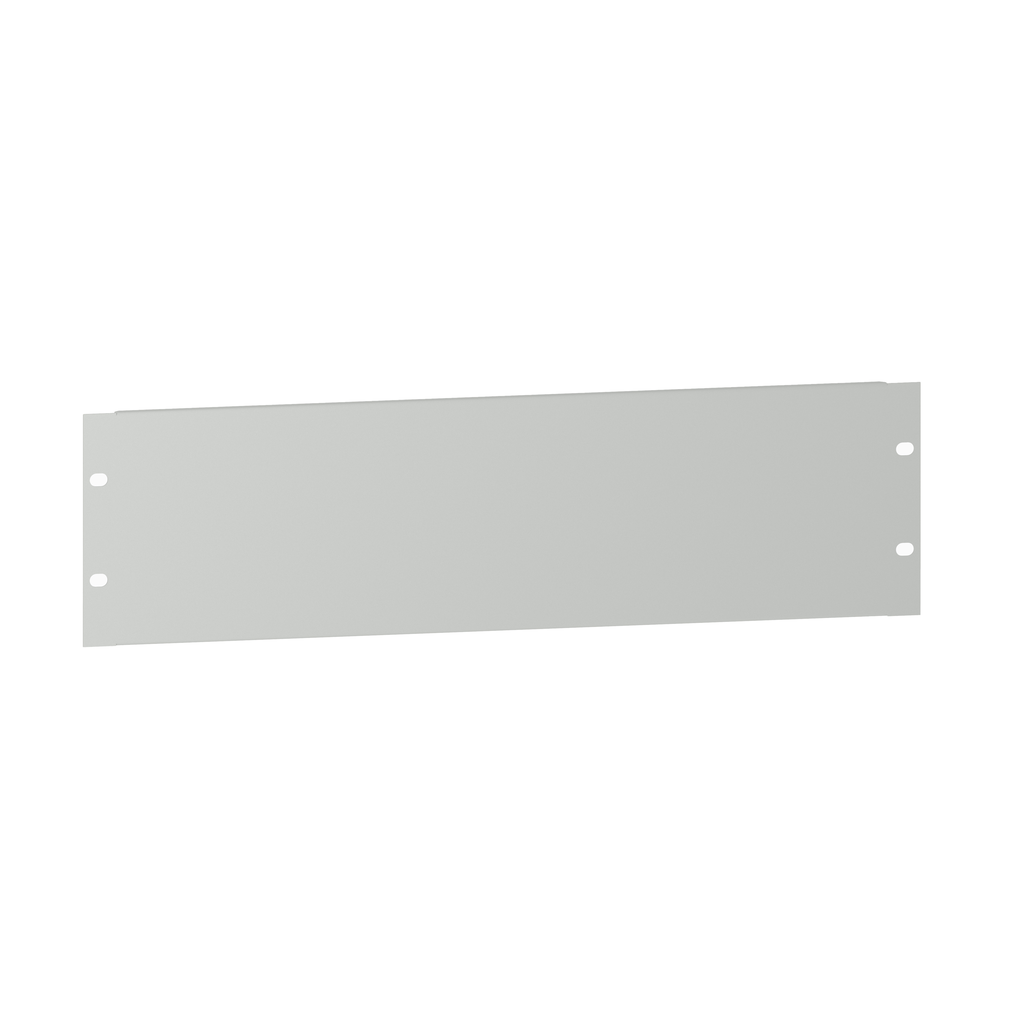 NSYCRTM3U – Actassi – 19″ plain plate – 3U – steel – RAL7035 – 15/10mm